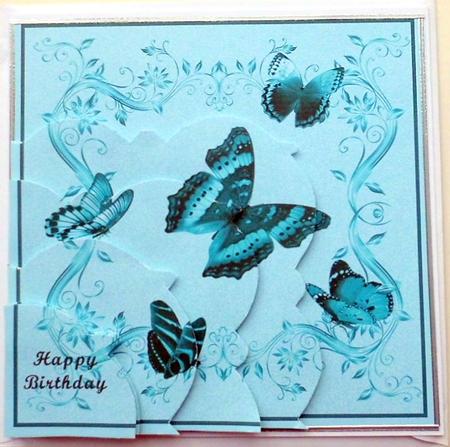 Blue Butterfly Breeze by Mary Murphy