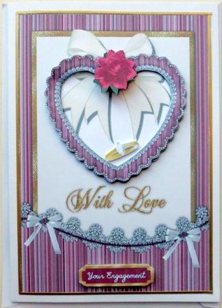 Diamond Heart Card Topper 1 by Mary Murphy