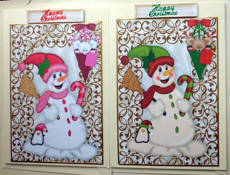 Jolly Snowmen Toppers with Little Mouse by Mary Murphy
