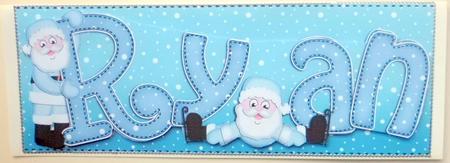 Xmas Large Dl Ryan Quick Card N 3D Decoupage by Mary Murphy