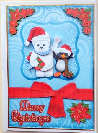 Polar Bear & Penguin Wish You a Merry Christmas by Mary Murphy
