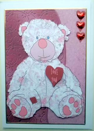 Rose Teddy for Romance or Baby Girl by Mary Murphy