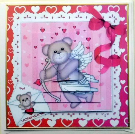 My Valentine Cupid Pyramid by Mary Murphy