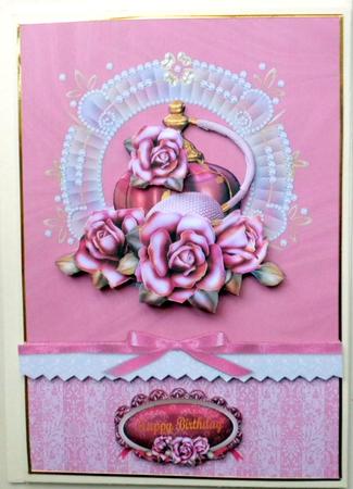 Perfume & Roses Card Front by Mary Murphy