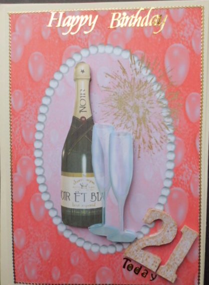 Happy 21st Birthday by Mary Murphy