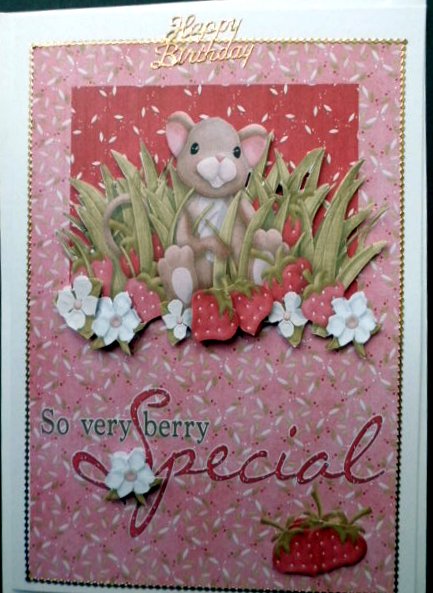 So Very Berry Special All Occasions Card by Mary Murphy