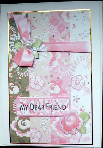Female Floral Card Topper by Mary Murphy