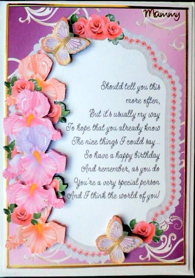 Roses, Irises and Butterflies 6 by Mary Murphy
