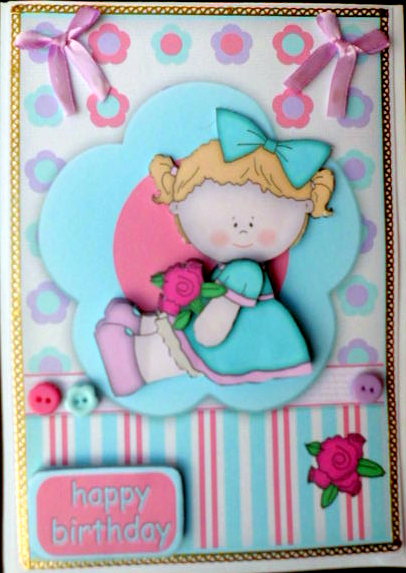 Roses for Mummy Mothers Day or Birthday Card by Mary Murphy