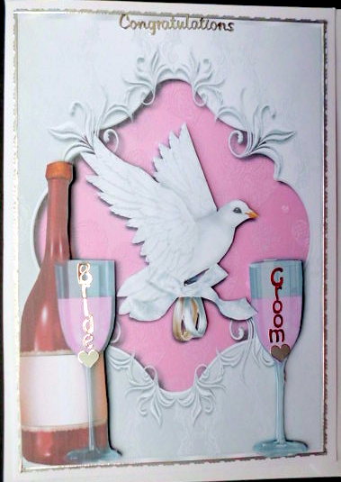 Pink Champagne & White Dove Wedding by Mary Murphy