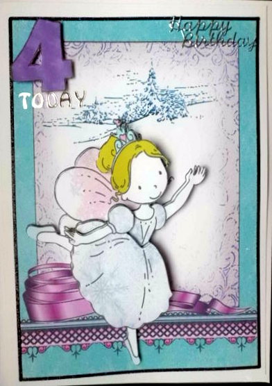 Wish Fairy Quick Card Topper by Mary Murphy