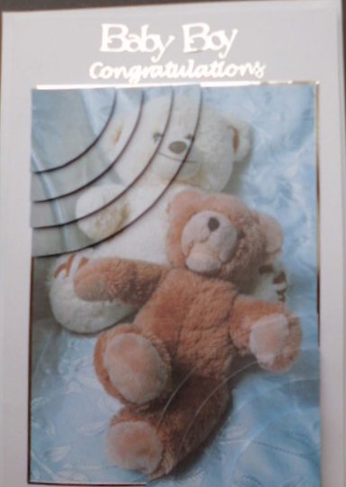 Playful Teddy Bears Duo Corner Stacker by Mary Murphy