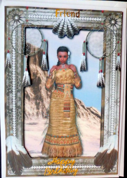 Native American Indian, Dreamcatchers & Feathers by Mary Murphy