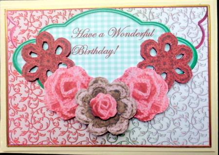 Vintage Envelop Crochet Flowers by Mary Murphy