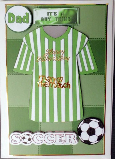 Footie Green White (celtic) by Mary Murphy
