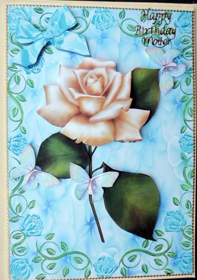 Beautiful Single Cream Rose by Mary Murphy