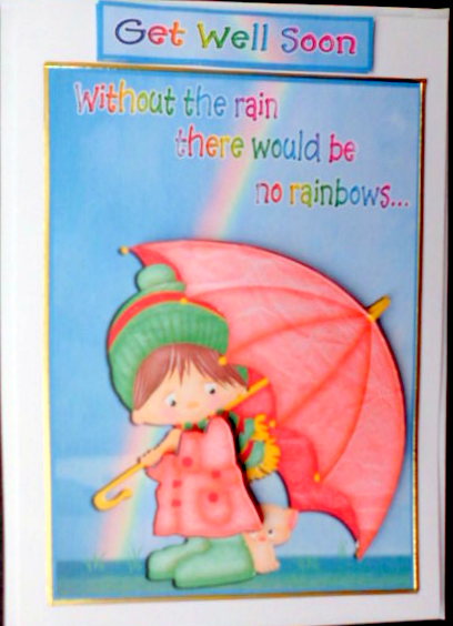 Rainbow Boy Thinking of You Card by Mary Murphy