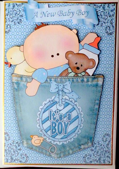 Denim Pocket Baby Boy! by Mary Murphy