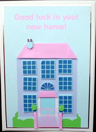 New Home Decoupage Card by Mary Murphy