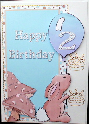 Bunnies Balloons 2 by Mary Murphy