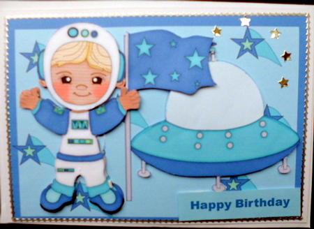 Happy Birthday Space Boy by Mary Murphy