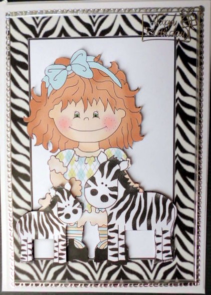 Little Girl with Zebras, I Love Zebras by Mary Murphy