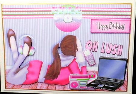 Girl with Laptop and Attitude by Mary Murphy