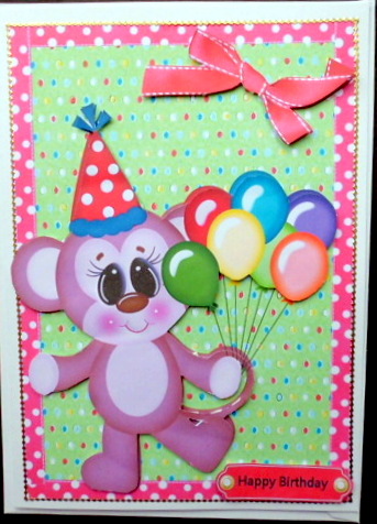 Lovely Monkey Ready for the Party by Mary Murphy
