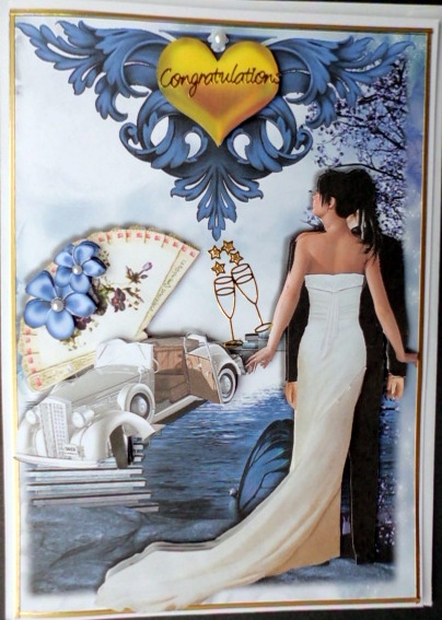 Wedding Card by Mary Murphy