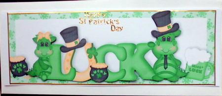 Luck of the Irish, Cute Little Green Dragons & Pot of Gold by Mary Murphy