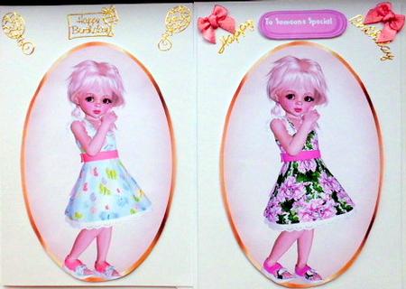 Little Girls in Summer Dresses Toppers by Mary Murphy
