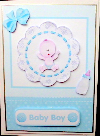 New Baby Boy Lace Design by Mary Murphy