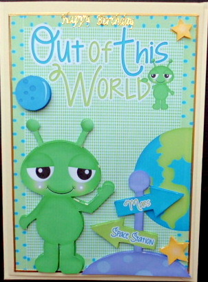Little Green Alien Out of This World by Mary Murphy