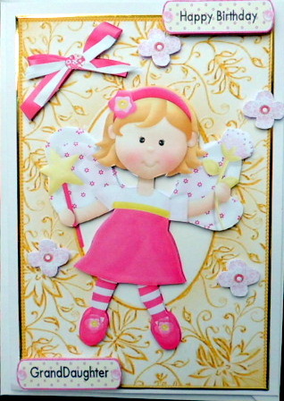 Lovely Pink Fairy with Her Star Wand by Mary Murphy