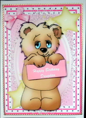 Happy Birthday Bear ( Girl ) by Mary Murphy