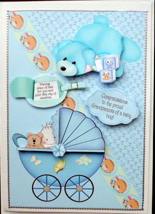 Skies of Blue Baby Boy by Mary Murphy