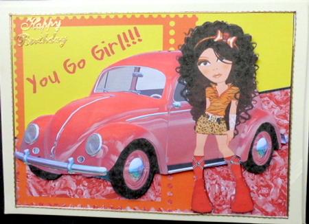 Emo and Beetle 1 by Mary Murphy
