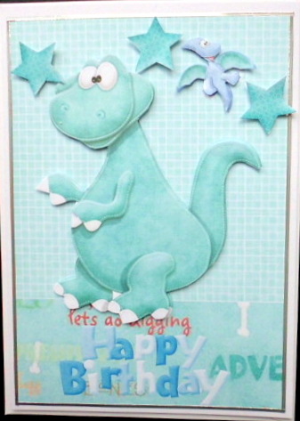 Lovely Big Blue Dinosaur by Mary Murphy