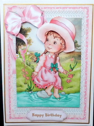 Having a Paddle in Her Sunday Best by Mary Murphy
