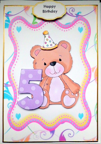 Happy 5th Birthday Bear by Mary Murphy