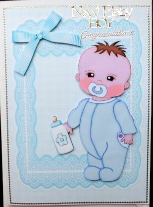 Lovely Baby Boy Clutching His Bottle by Mary Murphy