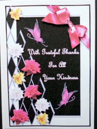 Thank You with Flowers by Mary Murphy