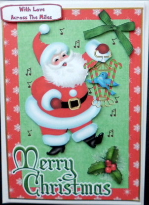Jolly Santa by Mary Murphy