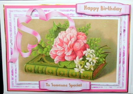 Beautiful Birthday Book and Flowers by Mary Murphy