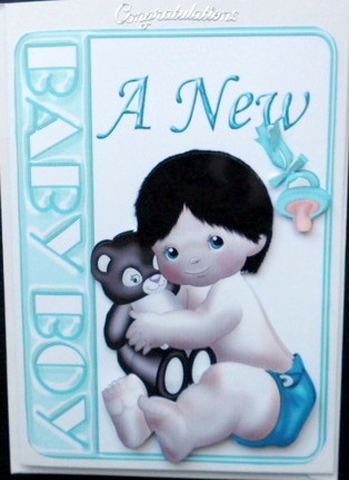 Baby Boy and His Cuddly Toy with Dummy by Mary Murphy