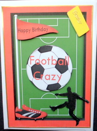 Foot Ball Crazy Birthday Boy by Mary Murphy
