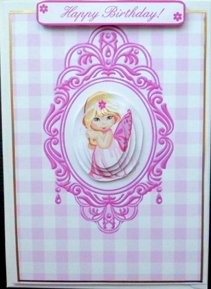 Little Princess Swag Frame Pyramage Design by Mary Murphy