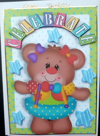 Celebrate Clown Bear by Mary Murphy