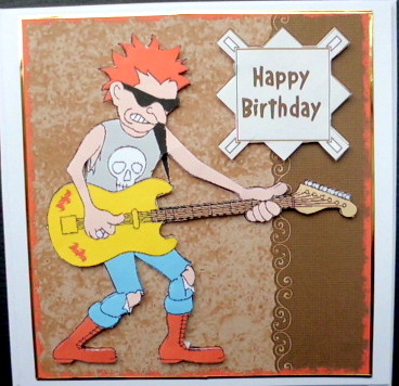 Punk Guitarist by Mary Murphy