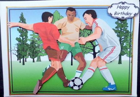 Footballers 5 by Mary Murphy